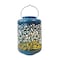 Snow Joe Bliss Outdoors Solar LED Lantern w Olive Leaf Design  Hand Painted Finish BSL-307-BL - alternate 1